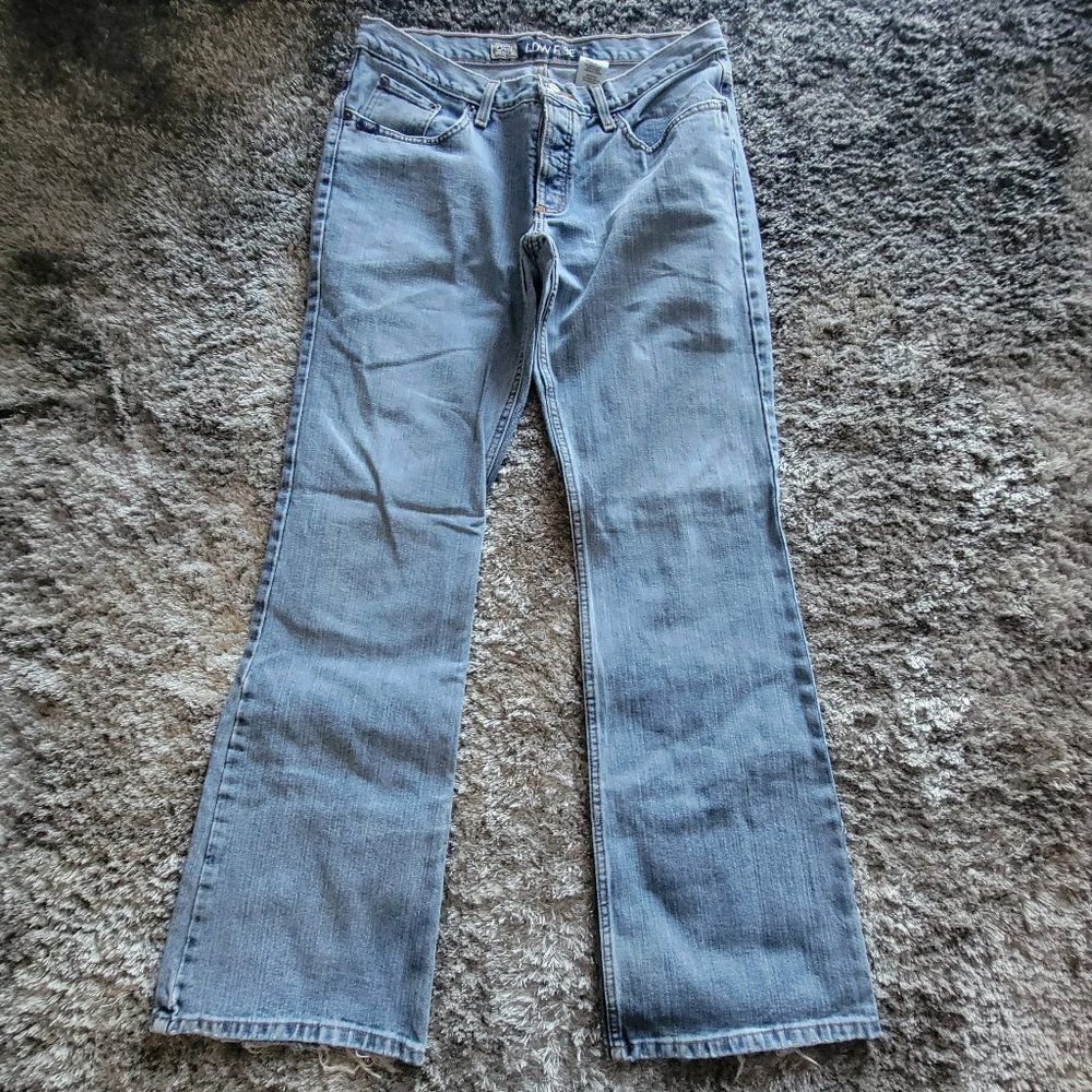 Women's Vintage Cruel Girl Flare Jeans Light Wash size 11 Long